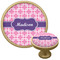 Linked Squares Cabinet Knob - Gold (Personalized)