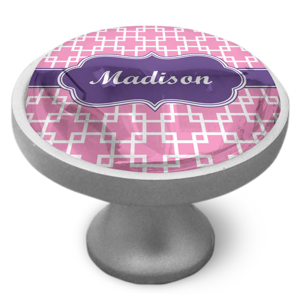 Custom Linked Squares Cabinet Knob (Personalized)