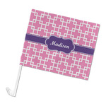 Linked Squares Car Flag (Personalized)