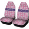 Linked Squares Car Seat Covers (Set of Two) (Personalized)