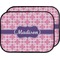 Linked Squares Car Floor Mats (Back Seat) (Personalized)