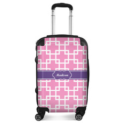 Linked Squares Suitcase - 20" Carry On (Personalized)