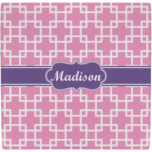 Custom Linked Squares Ceramic Tile Hot Pad (Personalized)