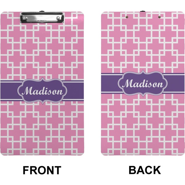 Linked Squares Clipboard (Legal) (Front + Back)