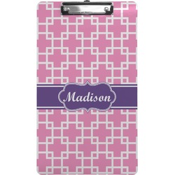 Linked Squares Clipboard (Legal Size) (Personalized)