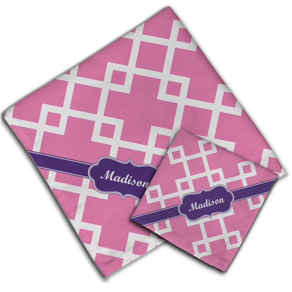 Linked Squares Cloth Napkins - Personalized Lunch & Dinner (PARENT MAIN)