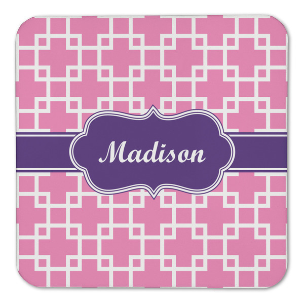 Linked Squares Coaster Set - FRONT (one)