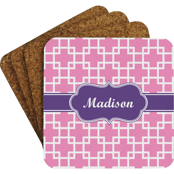 Linked Squares Coaster Set (Personalized)