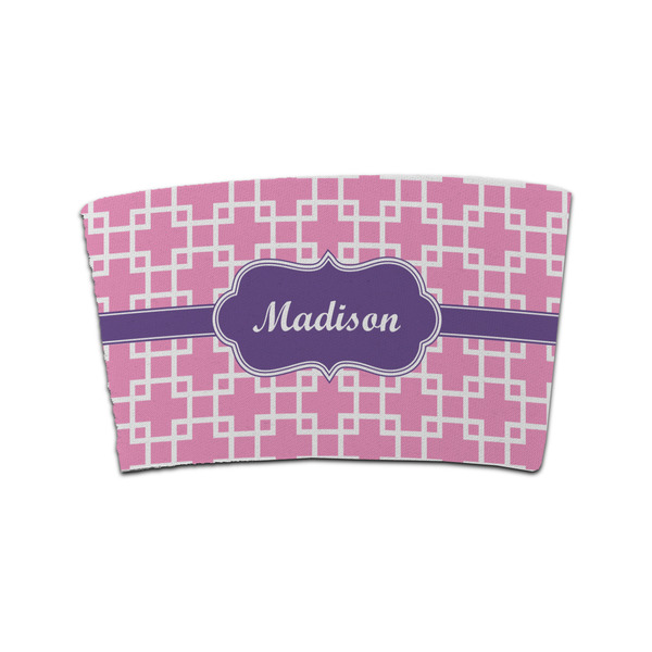 Custom Linked Squares Coffee Cup Sleeve (Personalized)