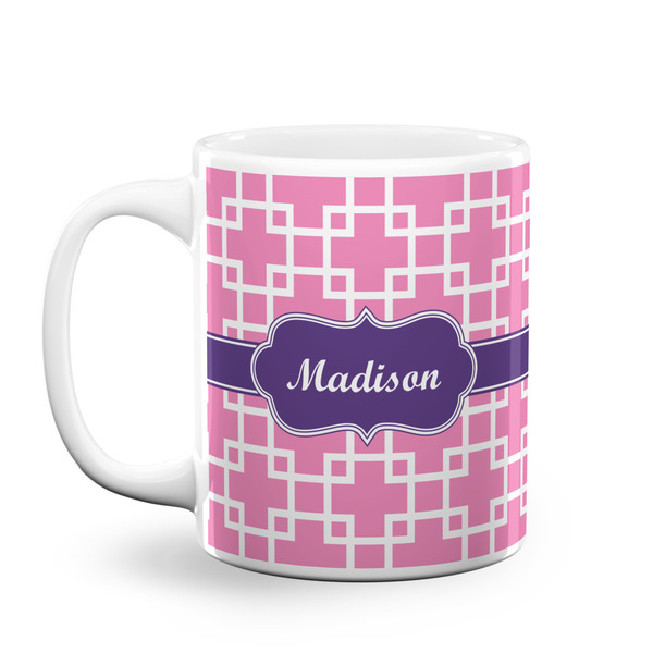 Custom Linked Squares Coffee Mug (Personalized)