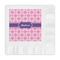 Linked Squares Embossed Decorative Napkins (Personalized)