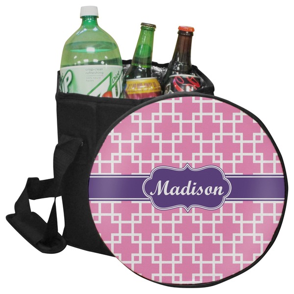 Custom Linked Squares Collapsible Cooler & Seat (Personalized)