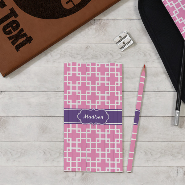 Linked Squares Colored Pencils - In Context