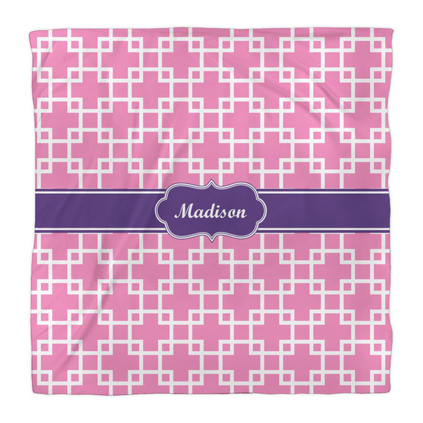 Linked Squares Comforter - Queen - Front