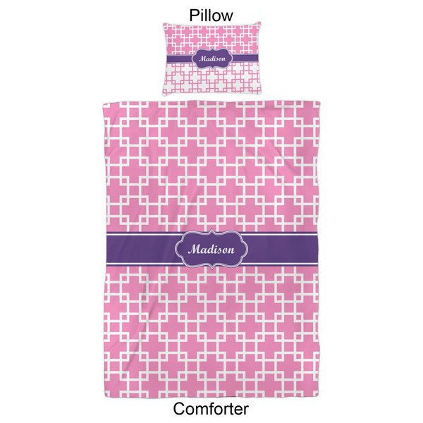 Linked Squares Comforter Set - Twin XL - Approval