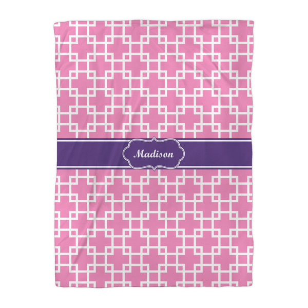 Linked Squares Comforter - Twin XL - Front