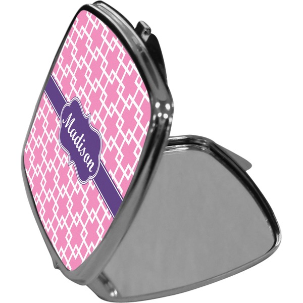 Linked Squares Compact Mirror (Side View)