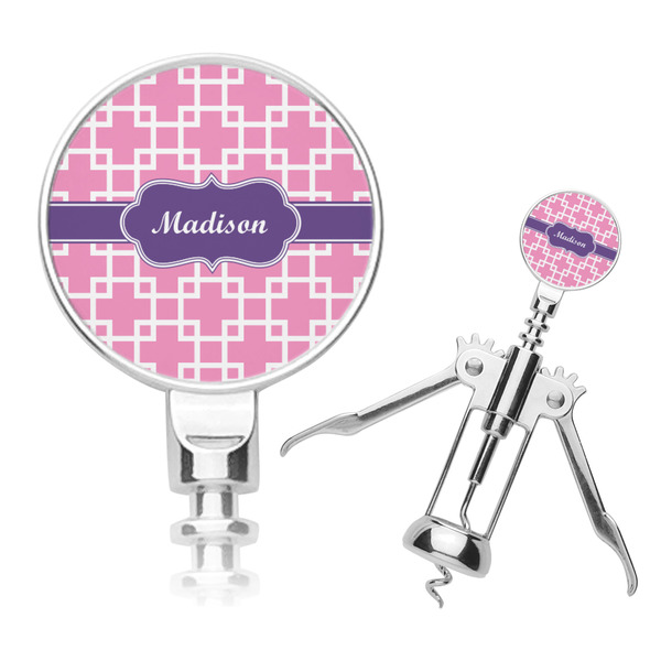 Custom Linked Squares Corkscrew (Personalized)