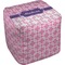Linked Squares Cube Poof Ottoman (Bottom)