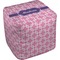 Linked Squares Cube Poof Ottoman (Top)