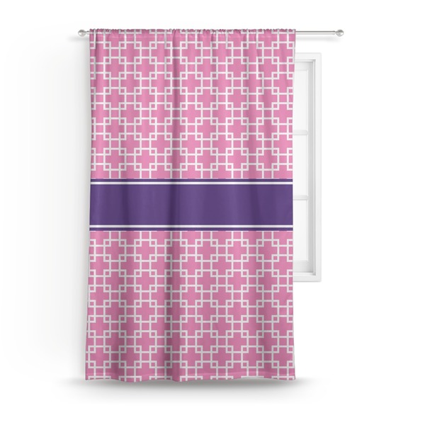 Custom Linked Squares Curtain - 50"x84" Panel