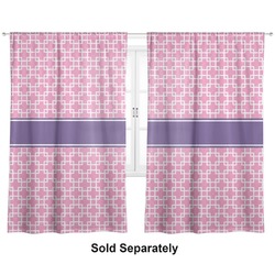 Linked Squares Curtain Panel - Custom Size