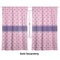 Linked Squares Curtain 112x80 - Lined