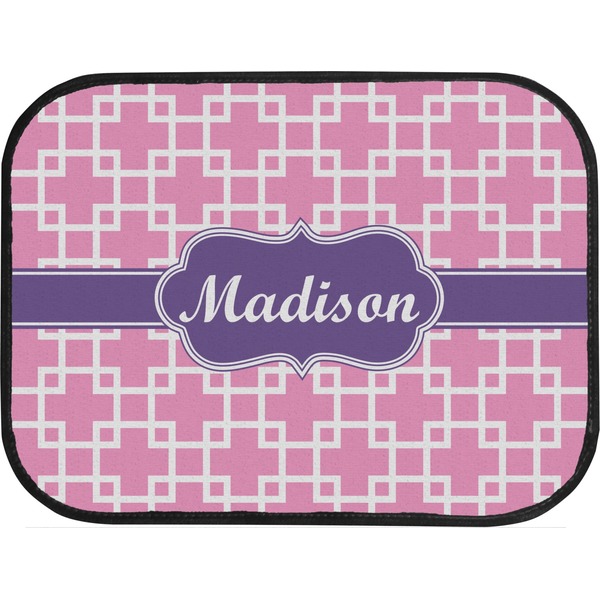Linked Squares Custom Car Floor Mats (Back Seat)