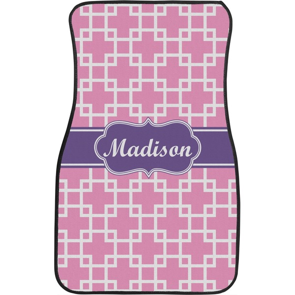 Linked Squares Custom Car Floor Mats (Front Seat)