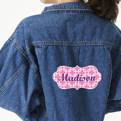 Linked Squares Large Custom Shape Patch - 2XL (Personalized)