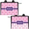 Linked Squares Diaper Bag - Double Sided - Front and Back - Apvl