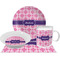 Linked Squares Dinner Set - 4 Pc (Personalized)
