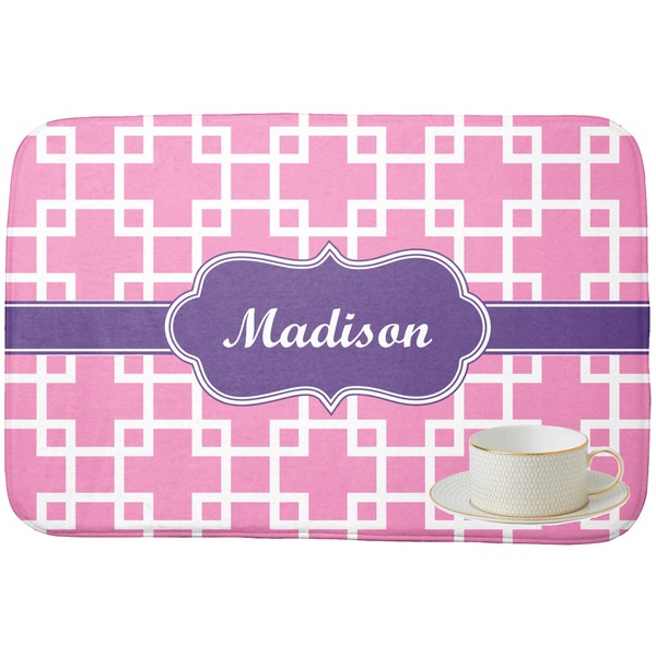 Linked Squares Dish Drying Mat