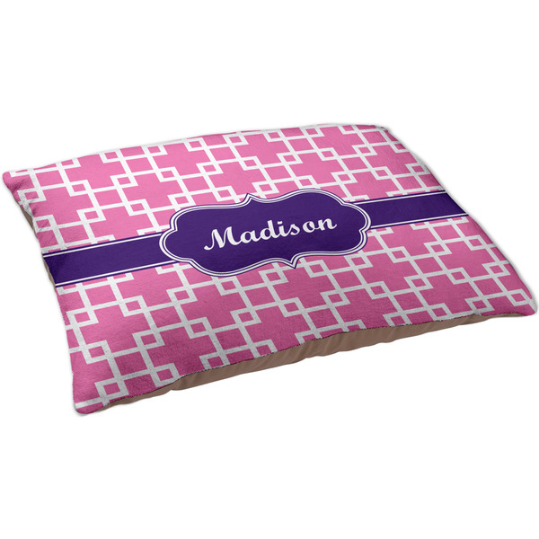 Linked Squares Dog Bed - Large