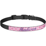 Linked Squares Dog Collar - Large (Personalized)
