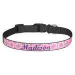 Linked Squares Dog Collar (Personalized)