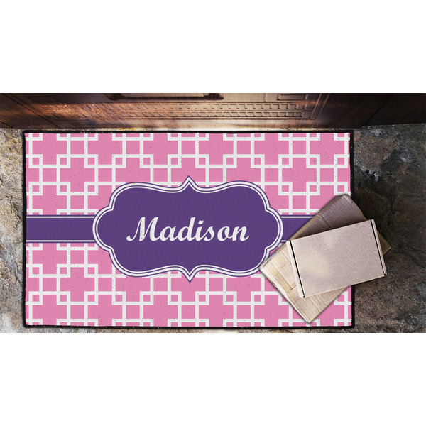 Linked Squares Door Mat - LIFESTYLE (Lrg)