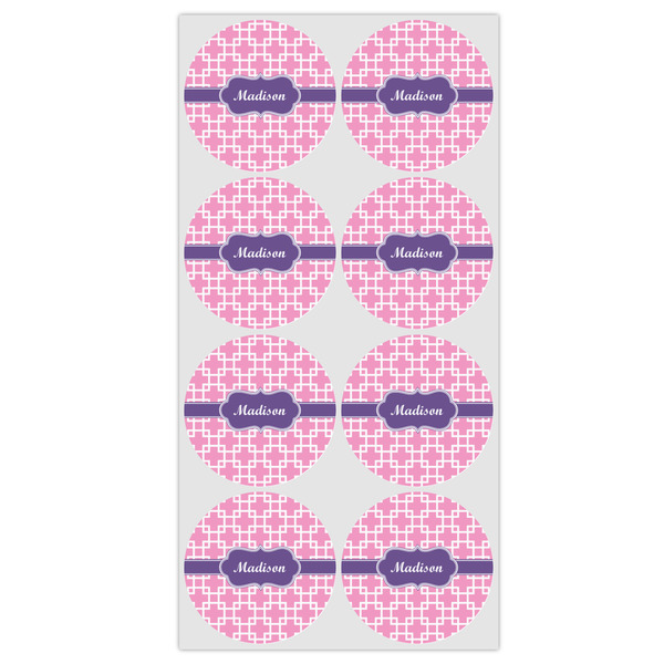 Linked Squares Drink Topper - Medium - Set of 12