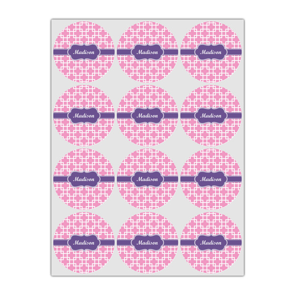 Linked Squares Drink Topper - Small - Set of 12