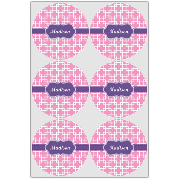 Linked Squares Drink Topper - XLarge - Set of 6