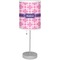 Linked Squares Drum Lampshade with base included