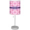 Linked Squares Lamp with Drum Shade (Personalized)