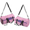 Linked Squares Duffle bag large front and back sides