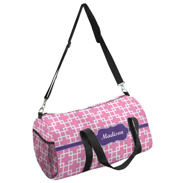 Custom Linked Squares Duffel Bag (Personalized)