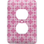 Linked Squares Electric Outlet Plate