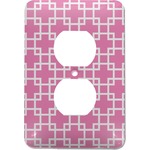 Linked Squares Electric Outlet Plate