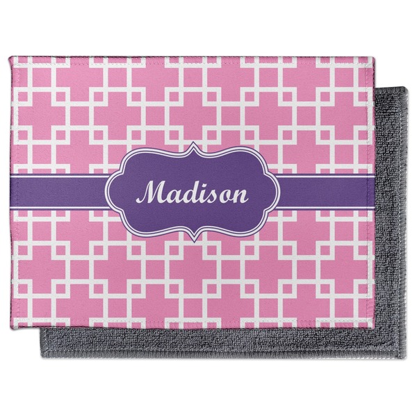 Linked Squares Electronic Screen Wipe - Flat