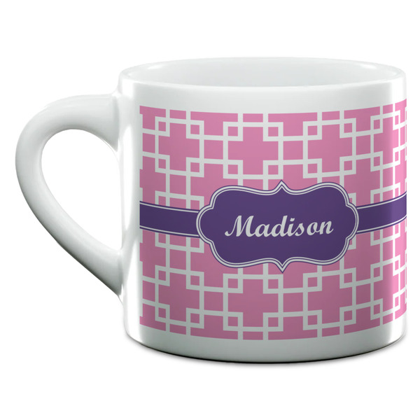 Linked Squares Espresso Cup - 6oz (Double Shot) (MAIN)