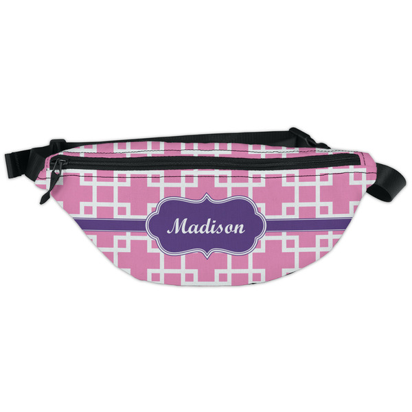 Custom Linked Squares Fanny Pack - Classic Style (Personalized)