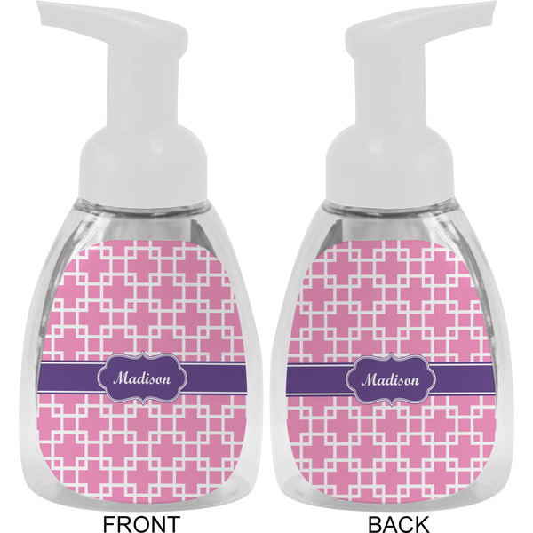 Linked Squares Foam Soap Bottle Approval - White